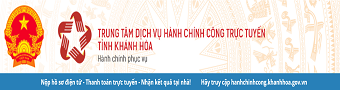 Hành chính công trực tuyến Khánh Hòa